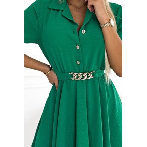 Dámské šaty 461-2 - Numoco basic Zelená Univerzální