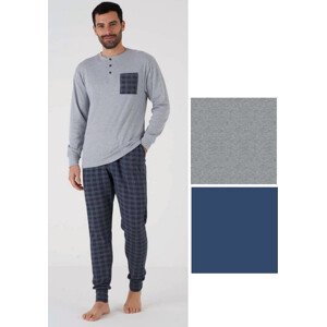Pánské pyžamo Karelpiu KF5125 4xl Modrá