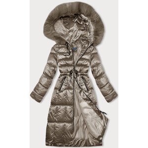 Béžová dámská vypasovaná zimní bunda S'west (B8207-12) béžová XL (42)
