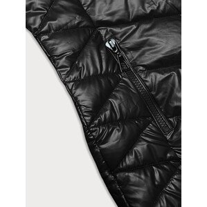 Černá prošívaná dámská zimní bunda J Style (16M9100-392) černá XL (42)