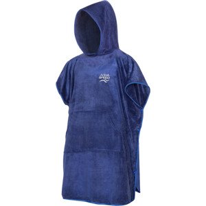 AQUA SPEED Pončo ručník námořnická modř vzor 10 XL