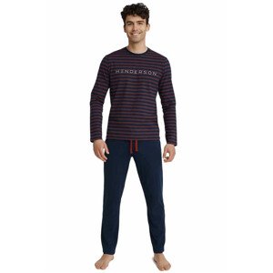 Pánské pyžamo Henderson 40959 Tm. modrá XL