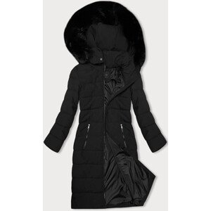 Černá dámská zimní bunda J Style s odepínací kapucí (16M9128-392) odcienie czerni S (36)