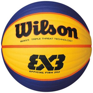 SPORT Herní míč FIBA 3x3 WTB0533XB Žluto-modrý - Wilson žluto-modrá 6