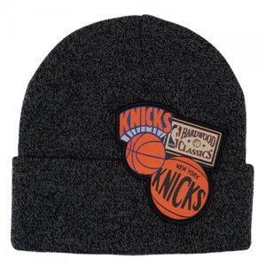 Mitchell & Ness New York Knicks NBA XL Logo Patch Knit Hwc Knicks HCFK4341-NYKYYPPPBLCK Kšiltovka OSFM