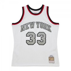 Mitchell & Ness NBA Cracked Cement Swingman Jersey Knicks 1991 Patrick Ewing M TFSM5934-NYK91PEWWHIT Mr XXL