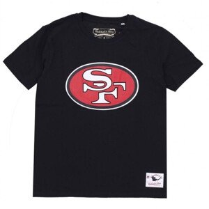 Mitchell & Ness NFL Team Logo Tee San Francisco M 49ERSS BMTRINTL1053-SF4BLCK T-Shirt L