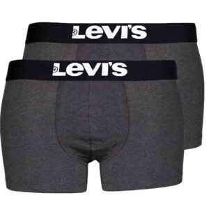 Pánské boxerky 2Pack 37149-0408 Grey - Levi's L A-C