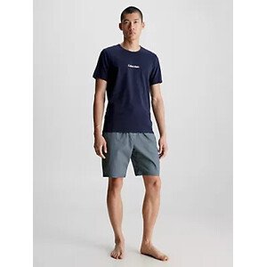 Spodní prádlo Pánské pyžamo S/S SHORT SET 000NM2183EC71 - Calvin Klein XL