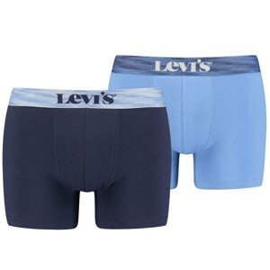 Pánské boxerky 2Pack 37149-0594 modrá - Levi's Velikost: L A-C