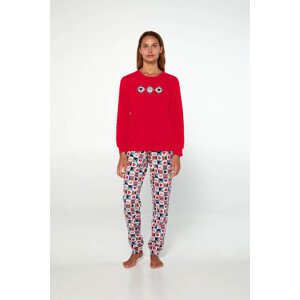 Vamp - Pyžamo s dlouhým rukávem 19502 - Vamp red berry XS