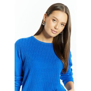 Monnari Svetry a vesty Žebrovaný svetr pro ženy Multi Blue L/XL