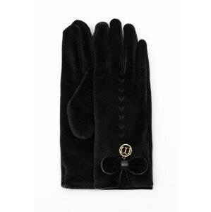 Monnari Rukavice Dámské rukavice s mašlí Black L/XL