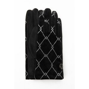 Monnari Rukavice Dámské lesklé rukavice Multi Black L/XL