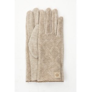 Monnari Rukavice Dámské pletené rukavice Beige L/XL