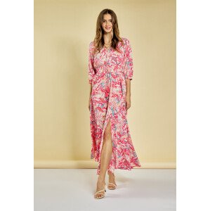 Monnari Šaty Dlouhé šaty s pastelovým vzorem Multi Pink 36
