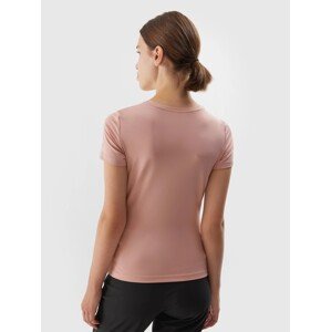 Dámské rychleschnoucí tričko 4FAW23TTSHF0896-56S růžové - 4F XL