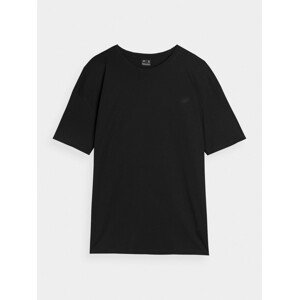Unisex bavlněné tričko 4FAW23TTSHU0885-20S černé - 4F XL