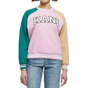 Pánské tričko Karl Kani Serif Block College Crew Neck W 6120154 XS