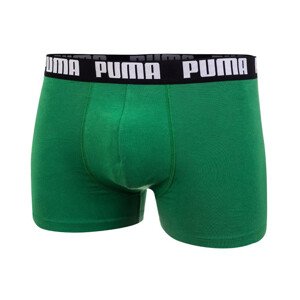 Puma 2Pack Slipy 906823 Zelená/černá M