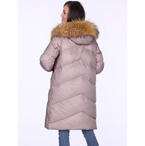 PERSO Kabát BLH220011FR Růžový XL
