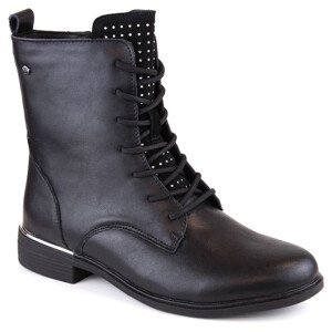 Zirconia zateplené kožené boty Filippo W PAW486 black 39