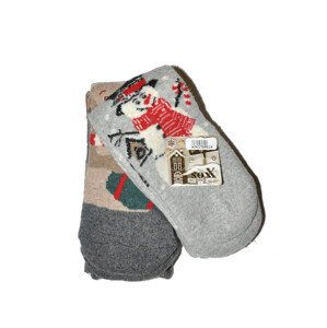 Dámské ponožky WiK 37895 A'2 Vánoční 36-41 mix barev-mix designu 36-41