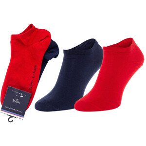 Ponožky Tommy Hilfiger 342023001 Navy Blue/Red Velikost: 39-42