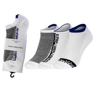 Ponožky Calvin Klein Jeans 3Pack 701218736002 White/Grey 40-46