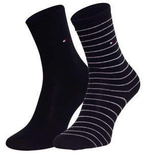 Ponožky Tommy Hilfiger 2Pack 100001494001 Black 39-42