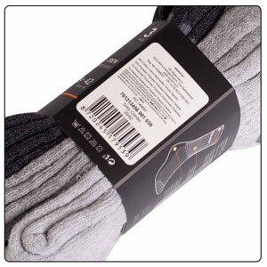 Ponožky HEAD 701213456001 Graphite/Grey 39-42