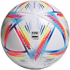 Fotbalový míč Al Rihla box 2022 H57782 bílá-mix barev - Adidas  5