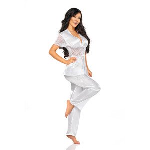 Dámské pyžamo model 19146281 white - Beauty Night Fashion Barva: Bílá, Velikost: S/M