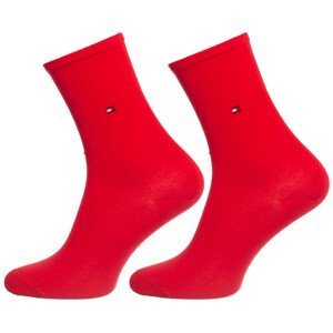 Ponožky Tommy Hilfiger 100001494007 Navy Blue/Red Velikost: 35-38