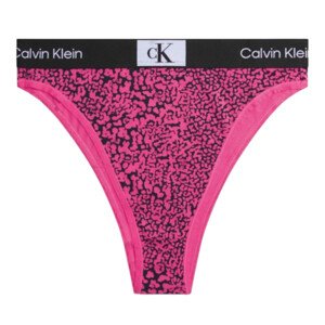 Calvin Klein Spodní prádlo Tanga 000QF7223EGNI Black/Pink Velikost: S