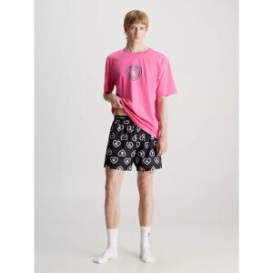 Spodní prádlo Pánské pyžamo S/S BOXER SET 000NM2515EKCD - Calvin Klein S