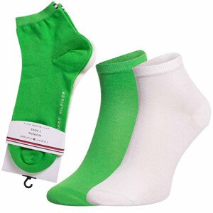 Ponožky Tommy Hilfiger 2Pack 373001001028 Green/Ecru 39-42
