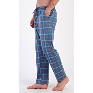 Pánské pyžamové kalhoty Aleš modrošedá XL