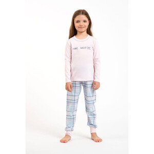 Dívčí pyžamo Glamour růžové růžová 122/128