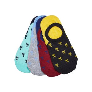 Ponožky Reccyled Yarn Invisbile Palmtree Socks 4-balení vícebarevné Grösse: 43-46