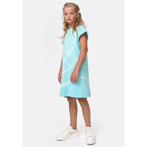 Dívčí šaty s kravatou Dye aquablue Grösse: 122/128