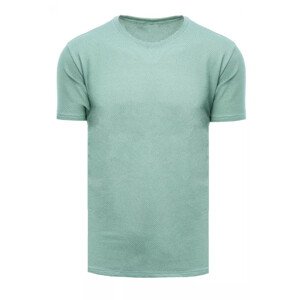 Pánské světle zelené vzorované tričko Dstreet RX4924 L