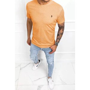 Základní oranžové pánské tričko Dstreet RX4968 XXL