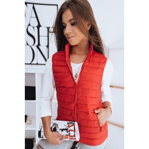 ROSILA dámská vesta červená Dstreet TY2578z XL