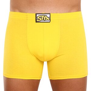 Pánské boxerky Styx long klasická guma žluté Velikost: XL