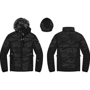Pánská lyžařská bunda s membránou ptx ALPINE PRO KOR black XL