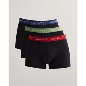 3PACK pánské boxerky Gant černé Velikost: M