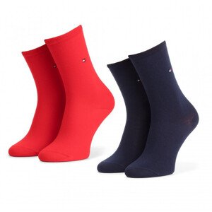 2PACK dámské ponožky Tommy Hilfiger vysoké vícebarevné Velikost: S