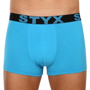 Pánské boxerky Styx sportovní guma světle modré Velikost: M