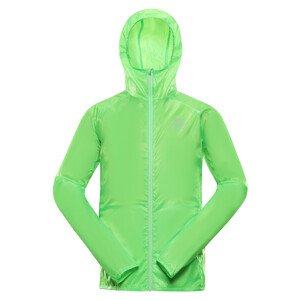 Pánská ultralehká bunda s impregnací ALPINE PRO BIK neon green gecko XXXL